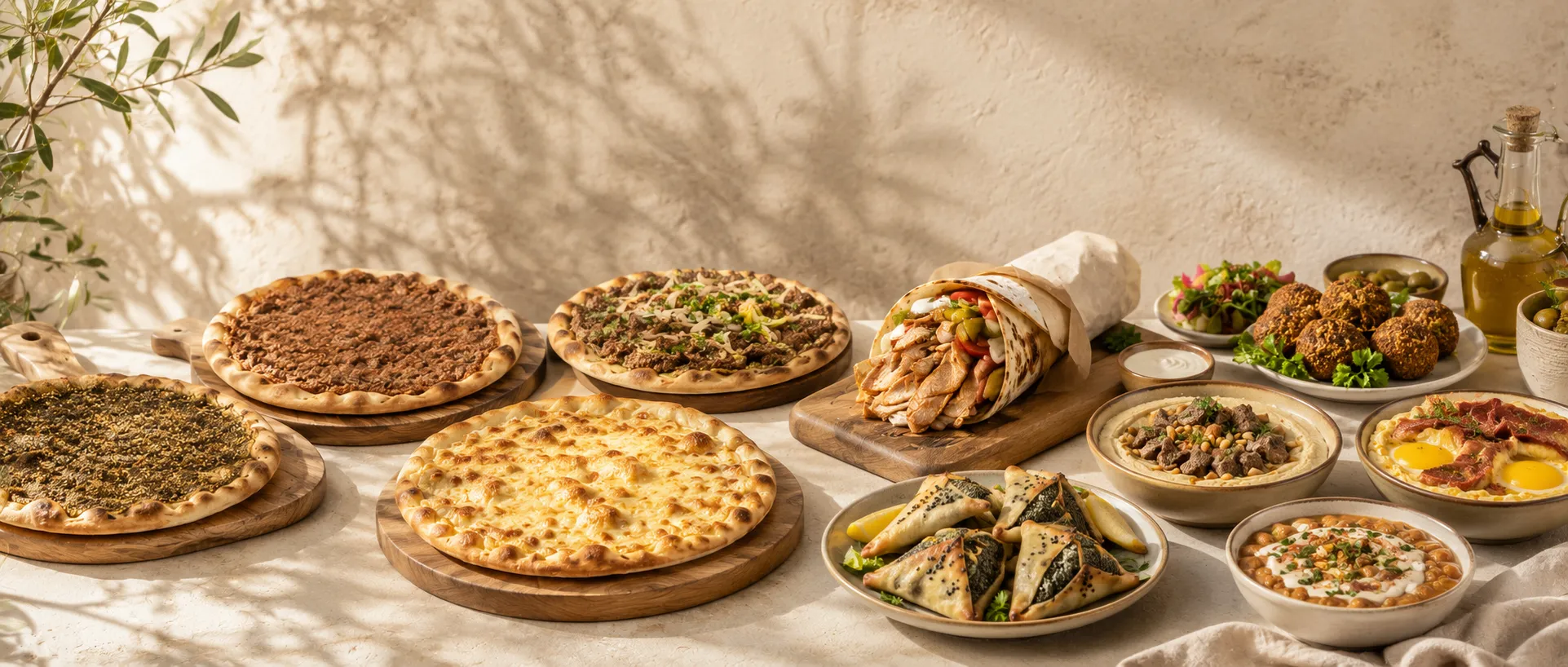 Authentic Middle Eastern restaurant and bakery in Calgary — Baladna dining area on Rundlehorn Dr NE